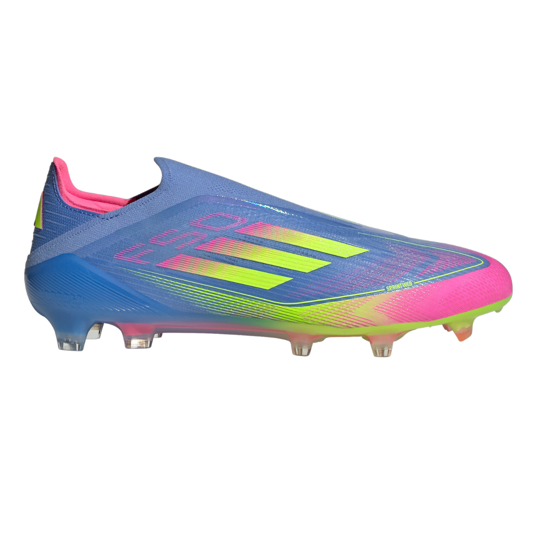 F50 Elite LL FG - Blue Fusion/Lucid Lemon/Lucid Pink by adidas at NUMBER 10 - Buy Now!