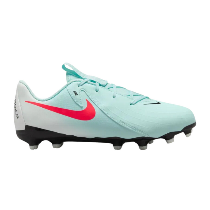 Jr Phantom GX II Academy FG/MG - Mint/Atomic Red/Off Noir by Nike at NUMBER 10 - Buy Now!