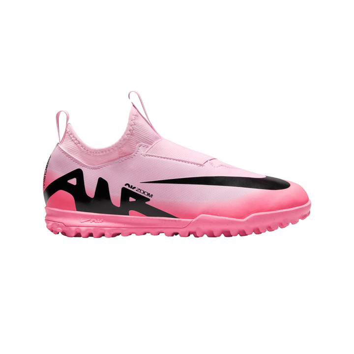 Jr Zoom Vapor 15 Academy TF - Pink Foam/Black - Nike - NUMBER 10