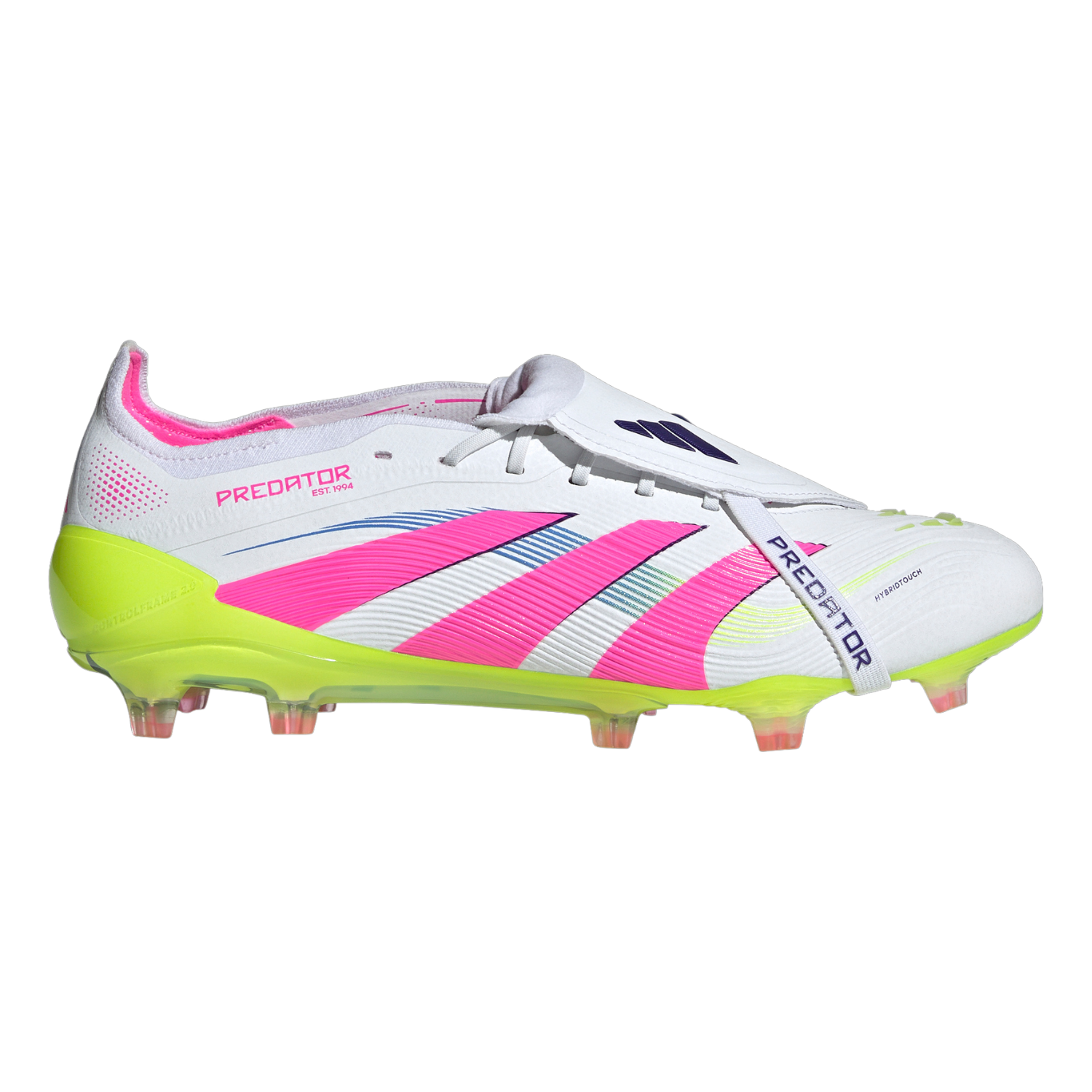 bright pink soccer cleats