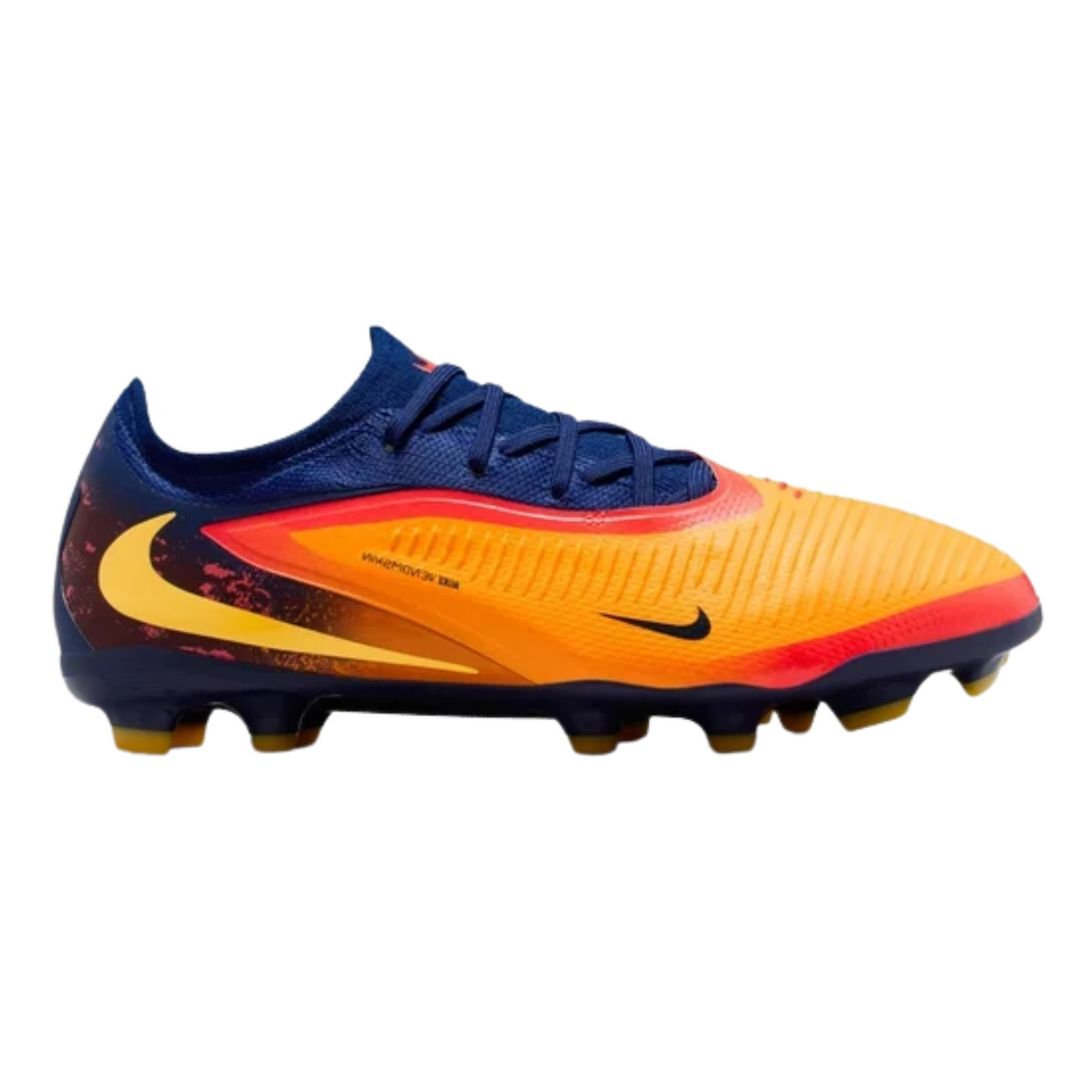Jr Phantom 6 Low Pro FG 'Erling Haaland' - Laser Orange/Blue Void/Lemon Venom by Nike at NUMBER 10 - Buy Now!