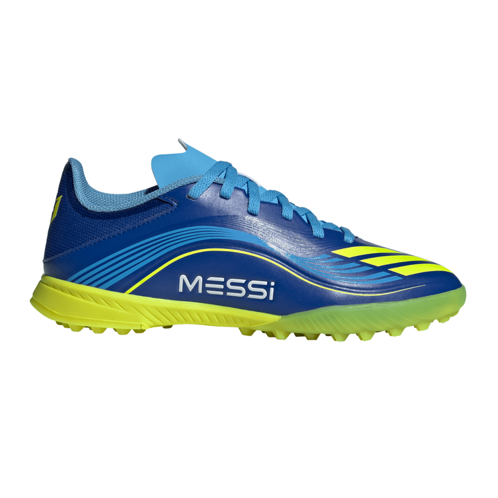 Kids Messi F50 League TF - Royal Blue/Solar Yellow/Semi Blue Burst