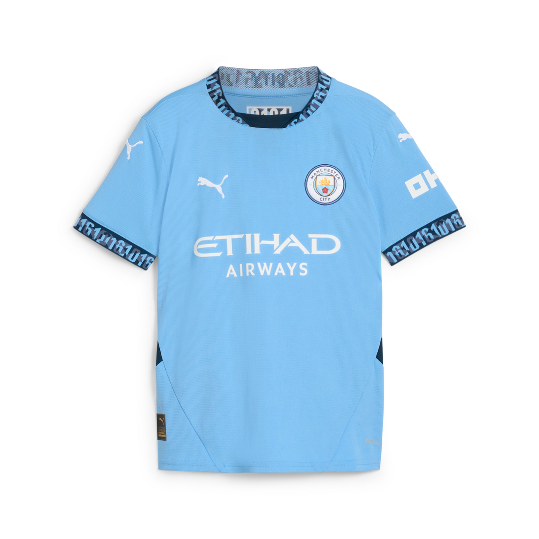 Manchester City Youth Home Shirt 24/25 - Puma - NUMBER 10