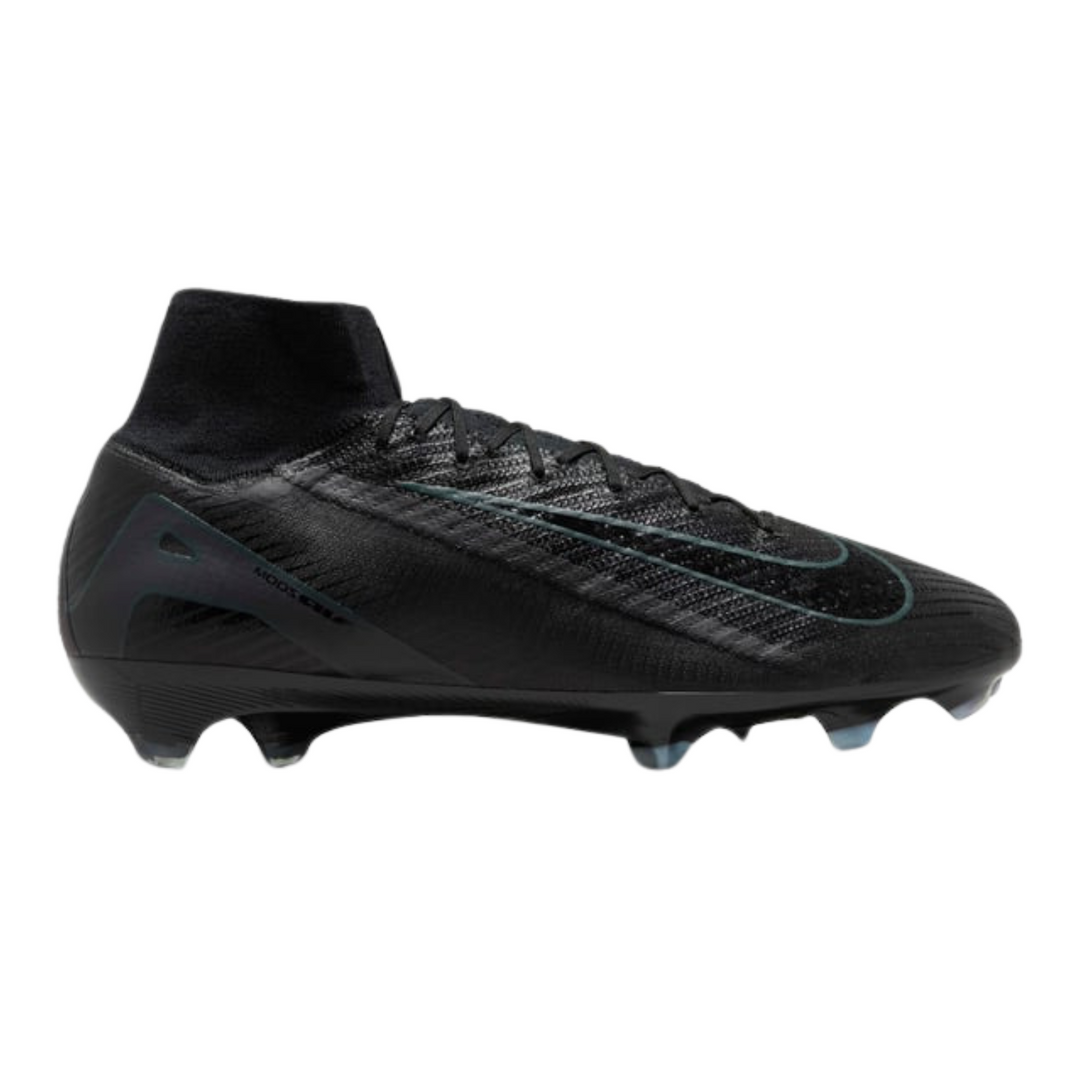 Zoom Superfly 10 Elite FG - Black/Deep Jungle/Black by Nike at NUMBER 10 - Buy Now!