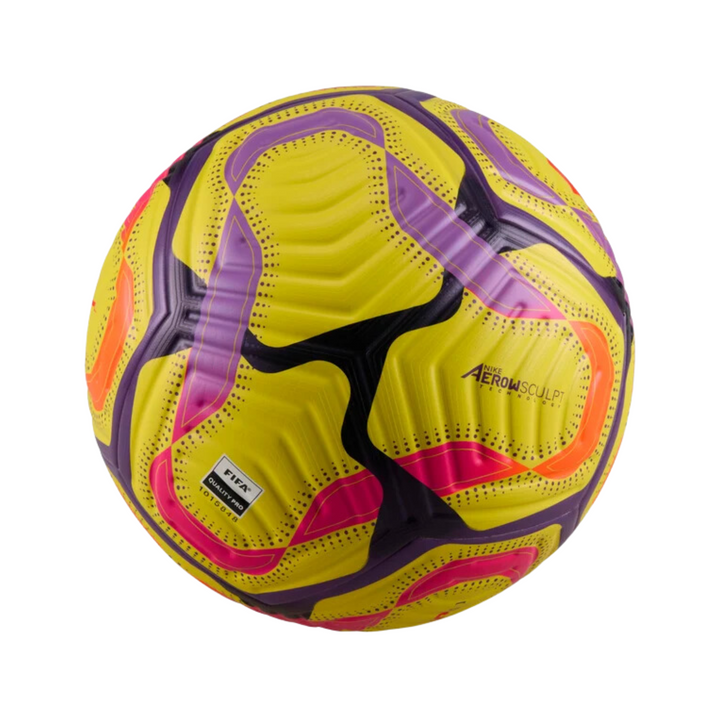 Premier League Flight Ball 24/25 - Yellow/Disco Purple/Fierce Pink/Bright Crimson