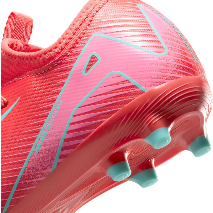 Jr Zoom Vapor 16 Academy FG/MG - Ember Glow/Aurora Green