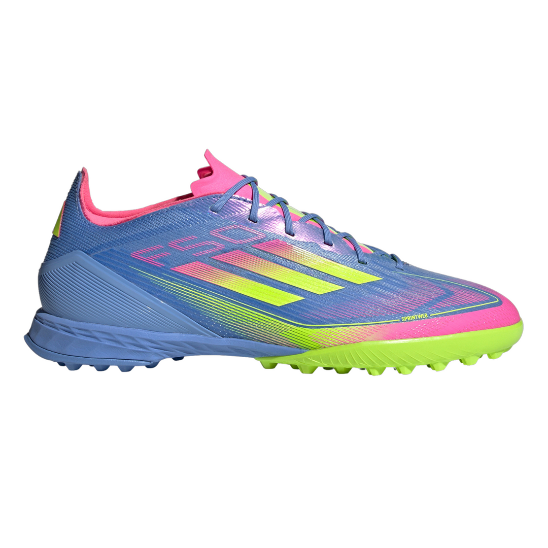 F50 Pro TF - Blue Fusion/Lucid Lemon/Lucid Pink by adidas at NUMBER 10 - Buy Now!