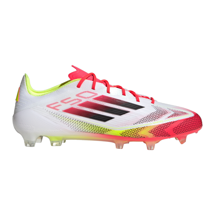 F50 Elite FG - White/Core Black/Solar Yellow/Red by adidas at NUMBER 10 - Buy Now!