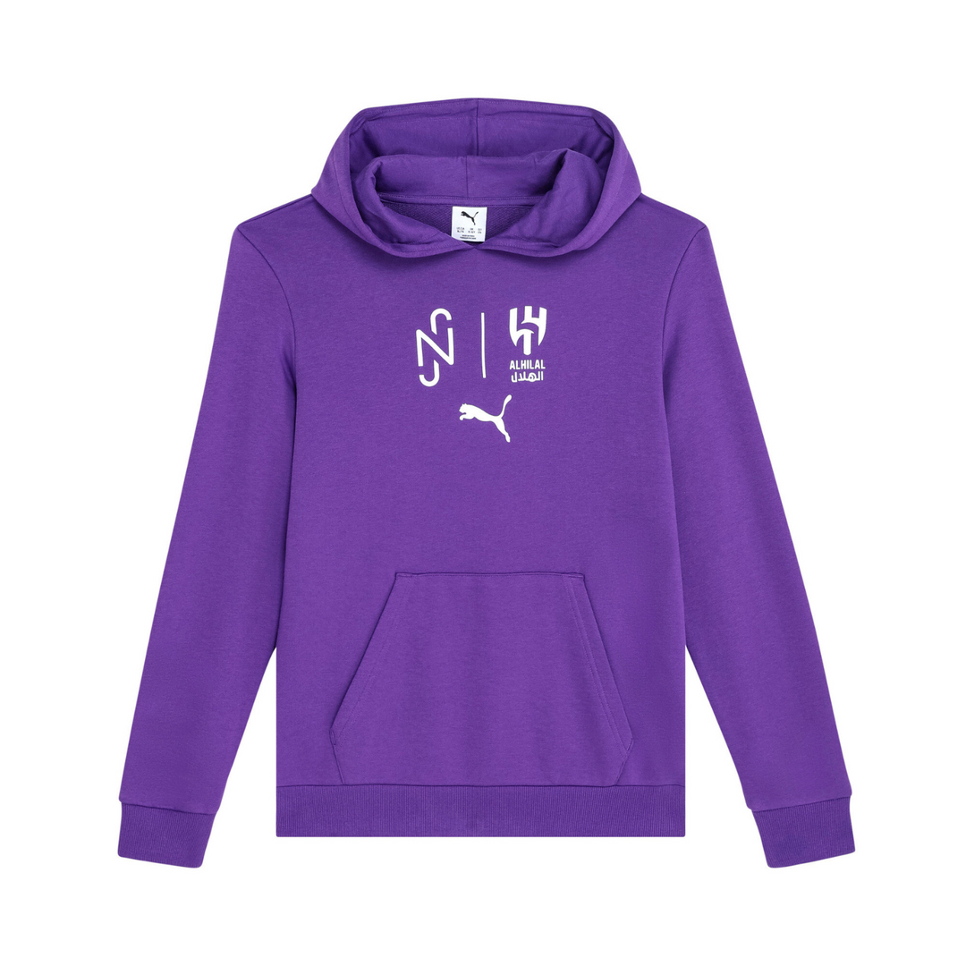 Neymar Jr - Al Hilal Youth Hoodie 24/25 - Team Violet by Puma at NUMBER 10 - Buy Now!