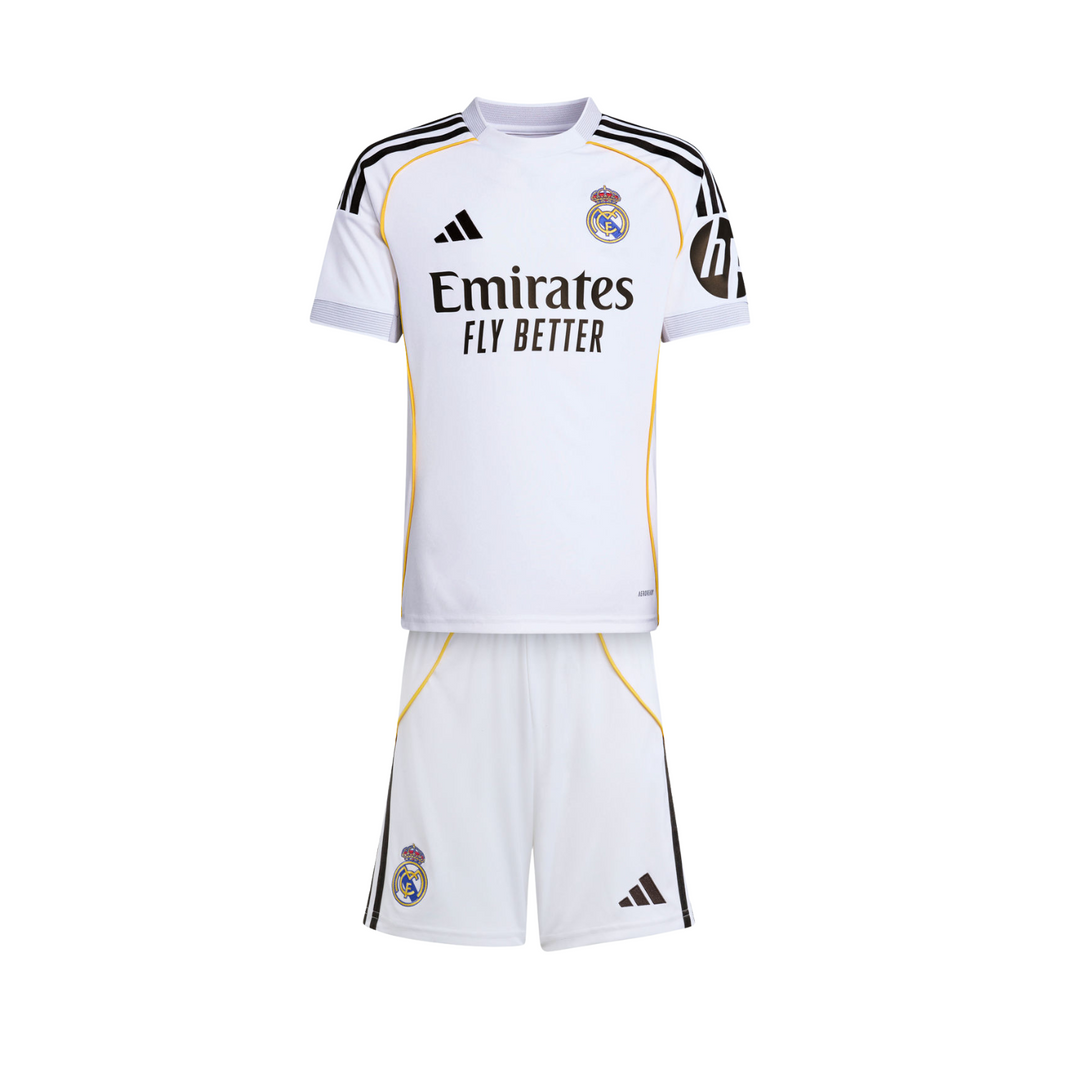 Real Madrid Youth Home Kit 25/26 by adidas at NUMBER 10 - Buy Now!