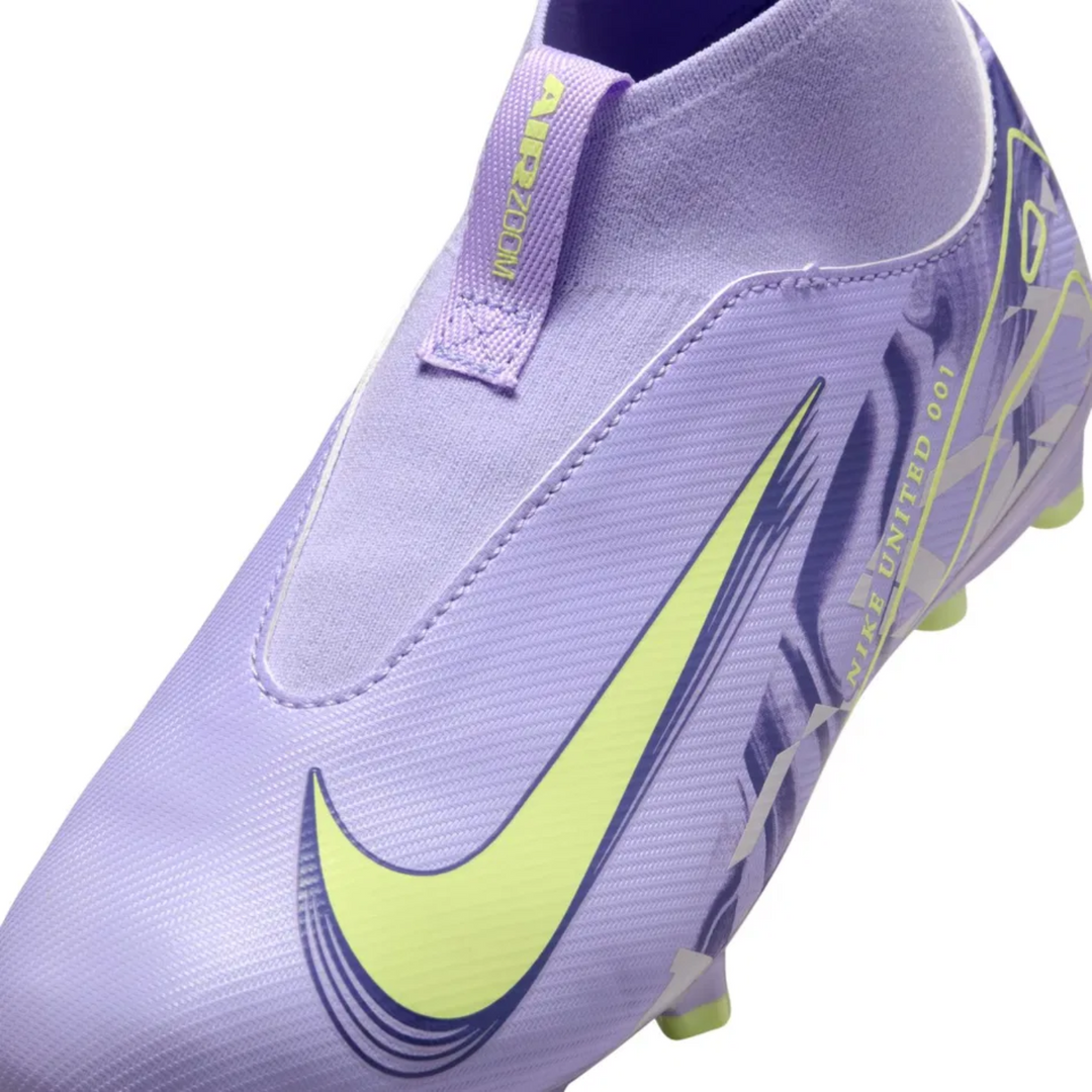 Jr Zoom Superfly 10 Academy FG/MG - Purple Agate/Barely Volt