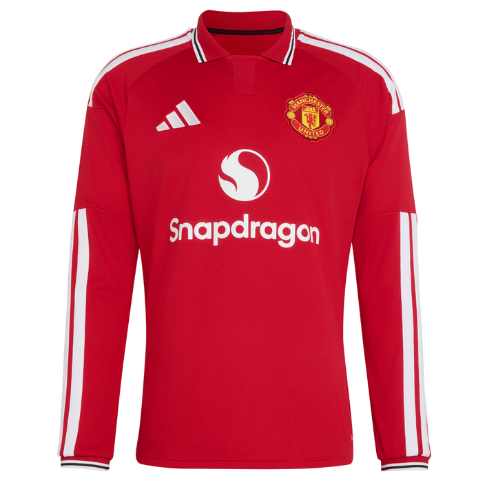Manchester United Stadium L/S Home Shirt 26/27 by adidas at NUMBER 10 - Buy Now!