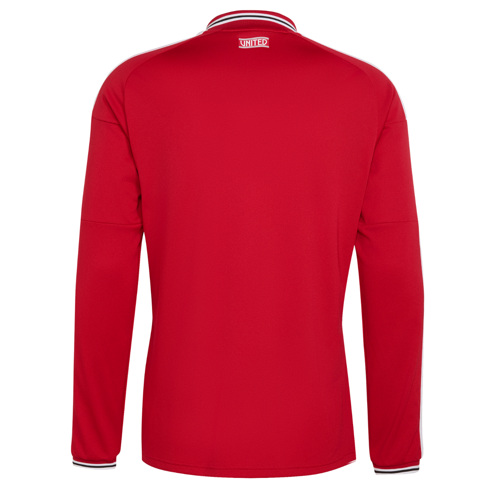 Manchester United Stadium L/S Home Shirt 26/27 by adidas at NUMBER 10 - Buy Now!