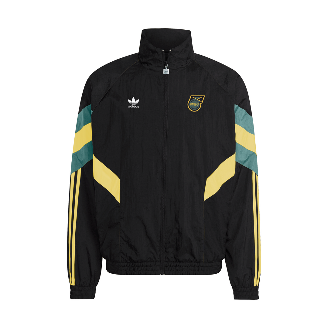 Jamaica OG Track Top 24/25 - Black by adidas at NUMBER 10 - Buy Now!