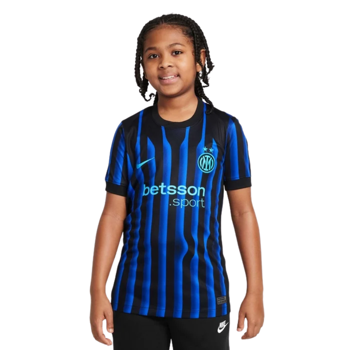 Inter Milan Youth Home Shirt 25/26 by Nike at NUMBER 10 - Buy Now!