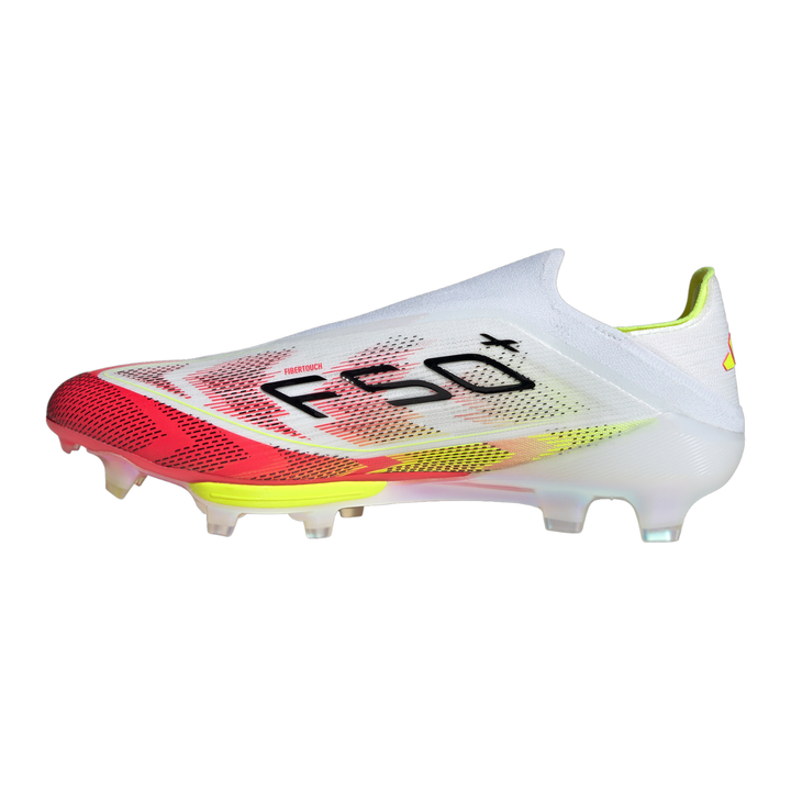 F50+ FG - White/Core Black/Solar Yellow/Red by adidas at NUMBER 10 - Buy Now!