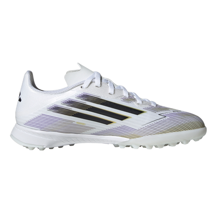 Kids F50 League TF - White/Core Black/Gold Metallic