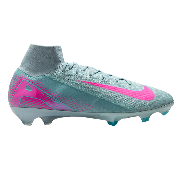 Zoom Superfly 10 Elite FG - Ocean Cube/Pink Blast by Nike at NUMBER 10 - Buy Now!
