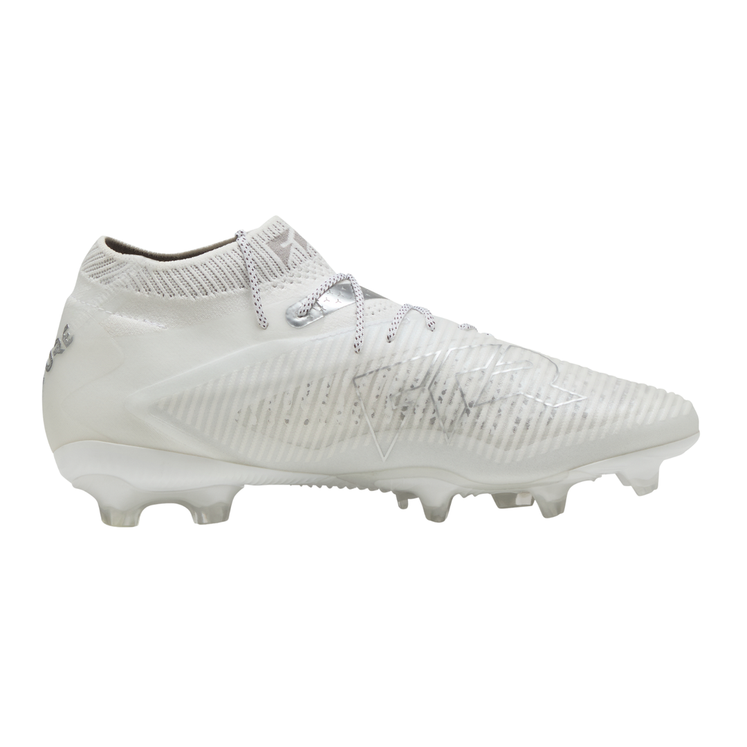Future 8 Ultimate FG - White/Matte Silver by Puma at NUMBER 10 - Buy Now!