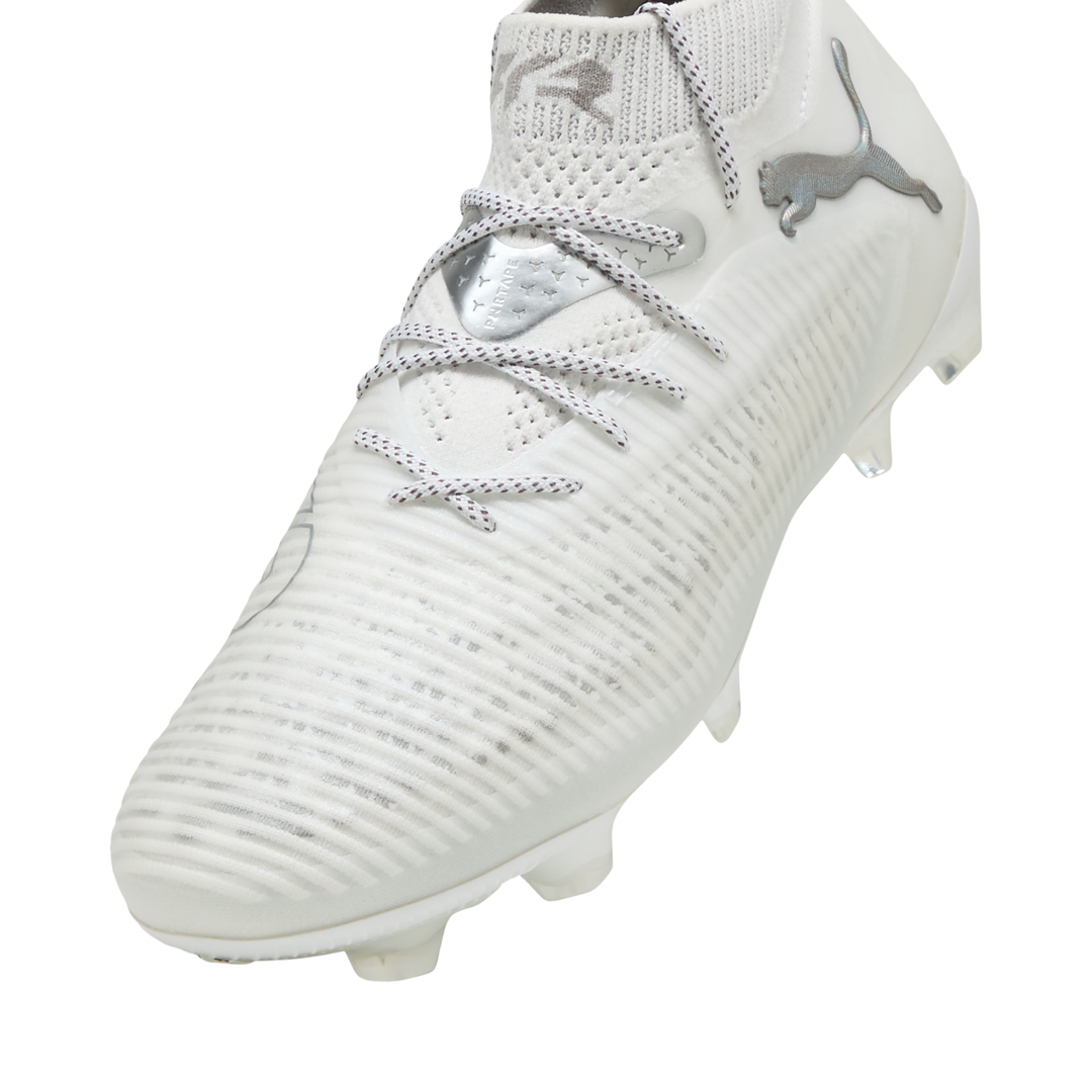 Future 8 Ultimate FG - White/Matte Silver by Puma at NUMBER 10 - Buy Now!