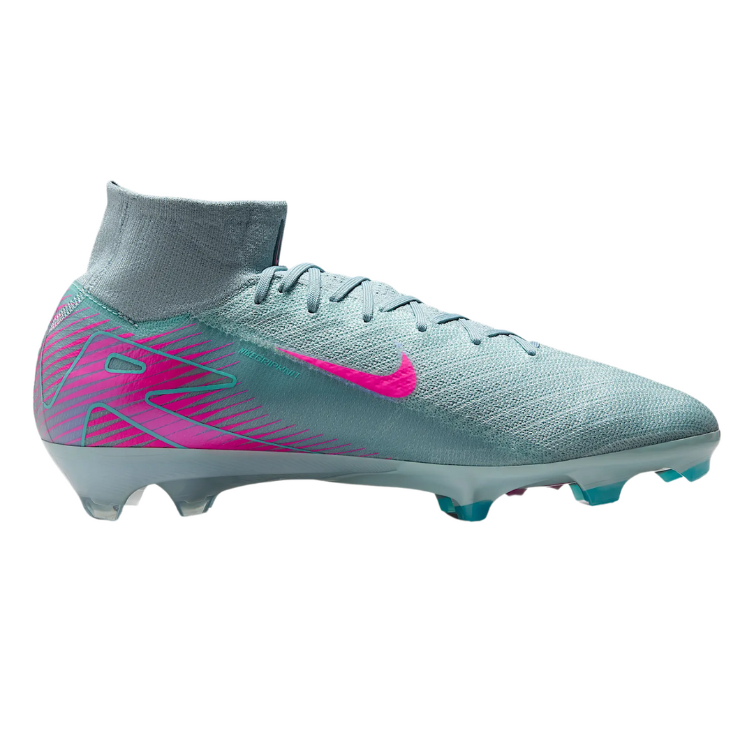 Zoom Superfly 10 Elite FG - Ocean Cube/Pink Blast by Nike at NUMBER 10 - Buy Now!