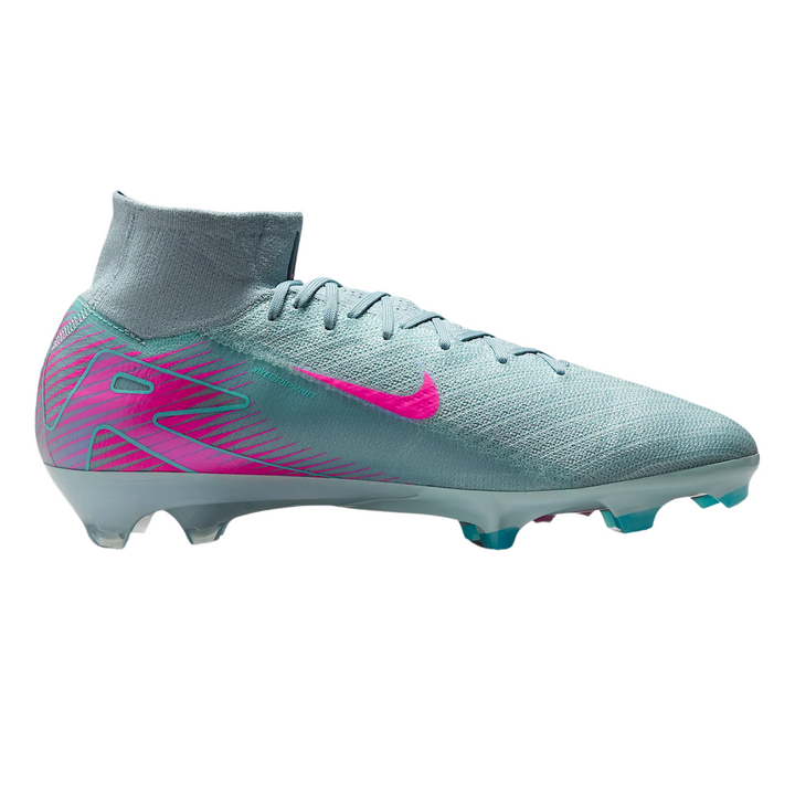 Zoom Superfly 10 Elite FG - Ocean Cube/Pink Blast by Nike at NUMBER 10 - Buy Now!