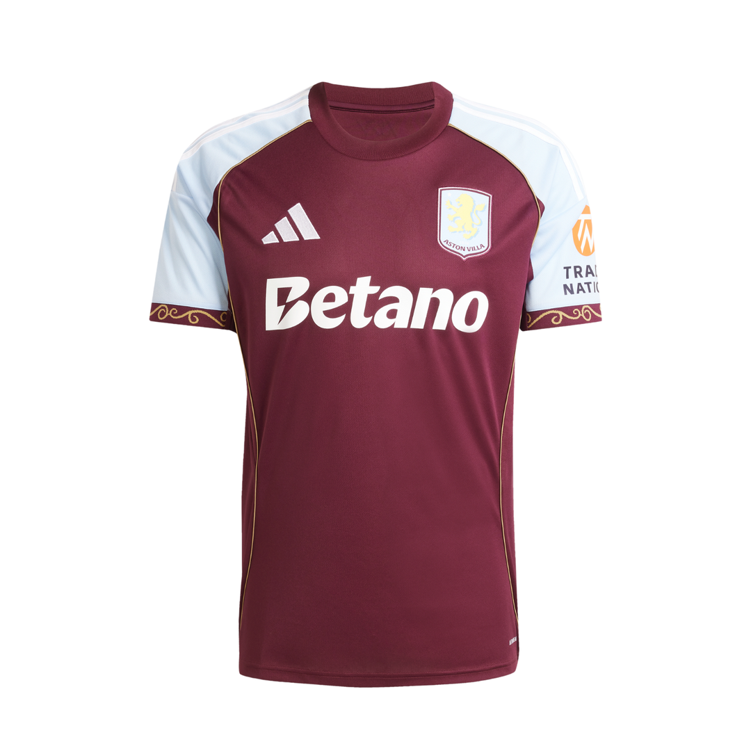 Aston Villa Home Shirt 25/26 by adidas at NUMBER 10 - Buy Now!
