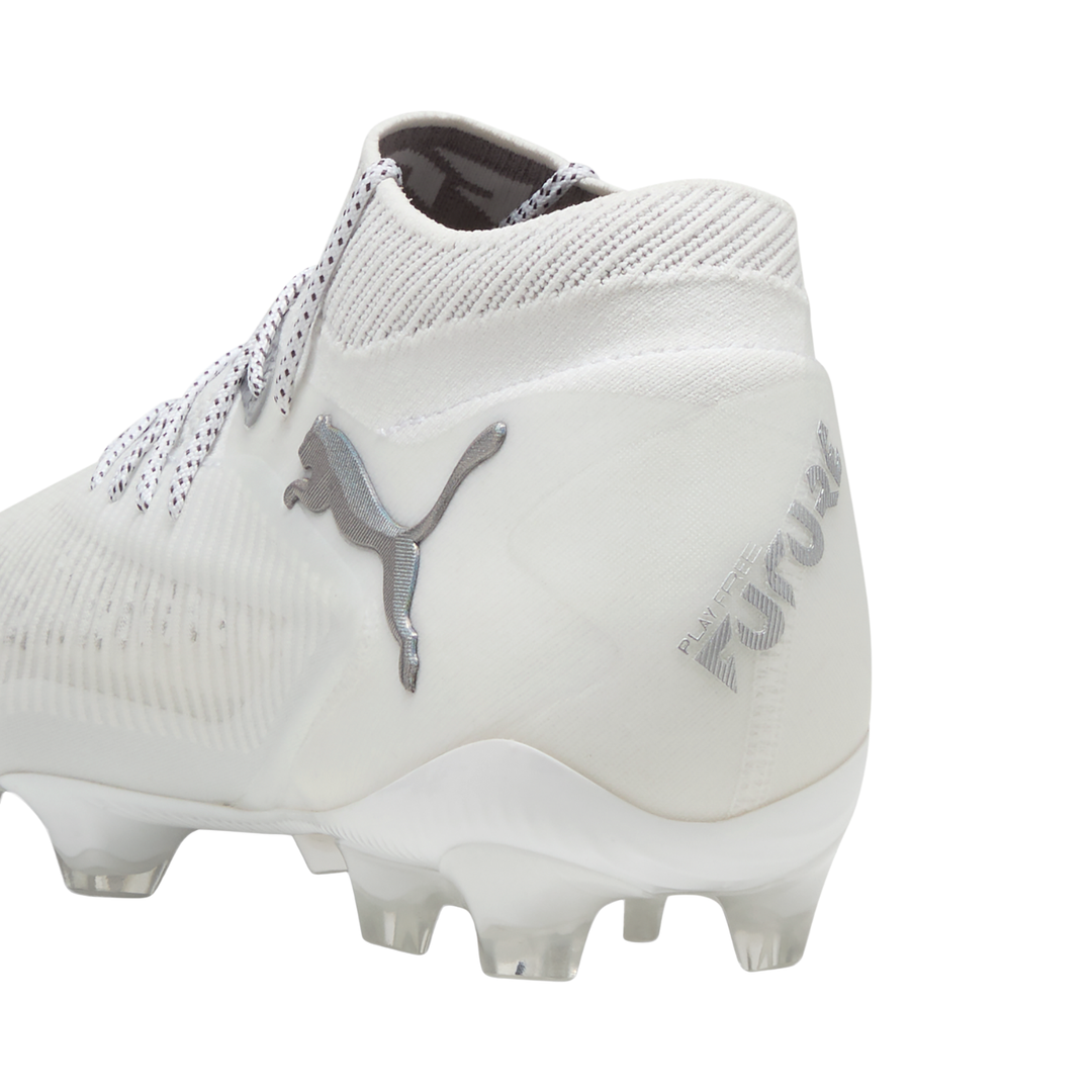 Future 8 Ultimate FG - White/Matte Silver by Puma at NUMBER 10 - Buy Now!