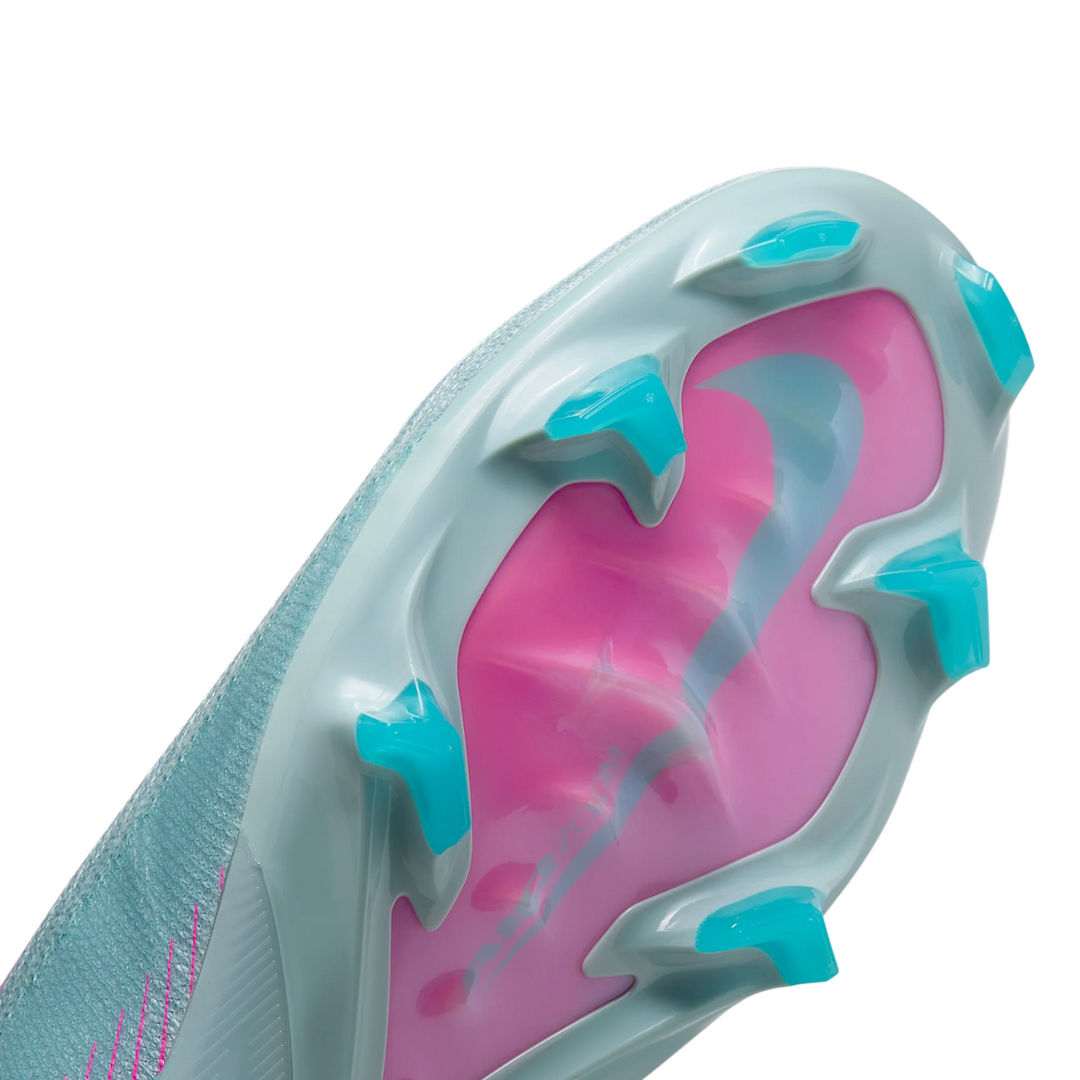 Zoom Superfly 10 Elite FG - Ocean Cube/Pink Blast by Nike at NUMBER 10 - Buy Now!