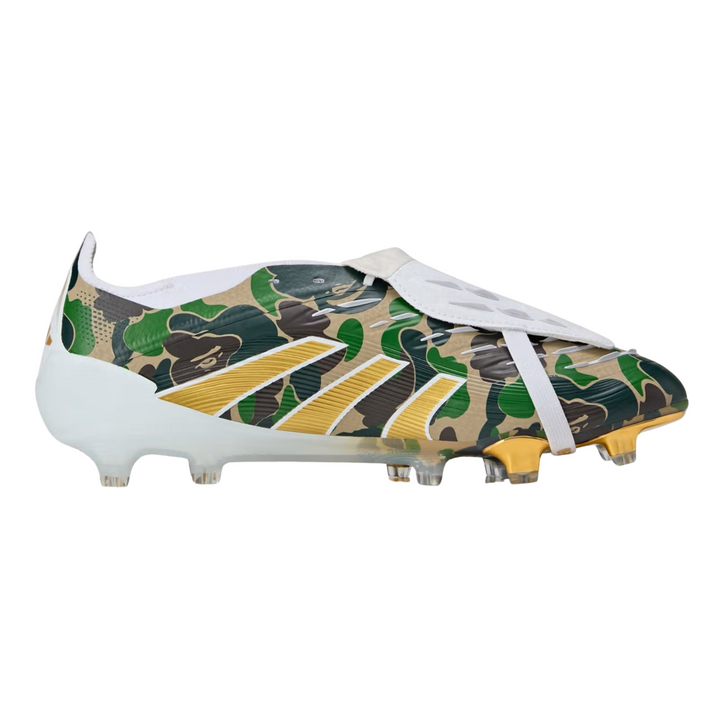 Predator X BAPE Elite FT FG - Hemp/Gold Metallic/White