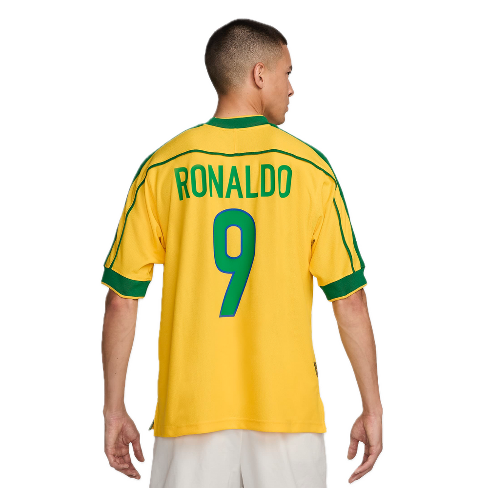 Ronaldo Brazil 1998 Reissued Home Shirt - Nike - NUMBER 10