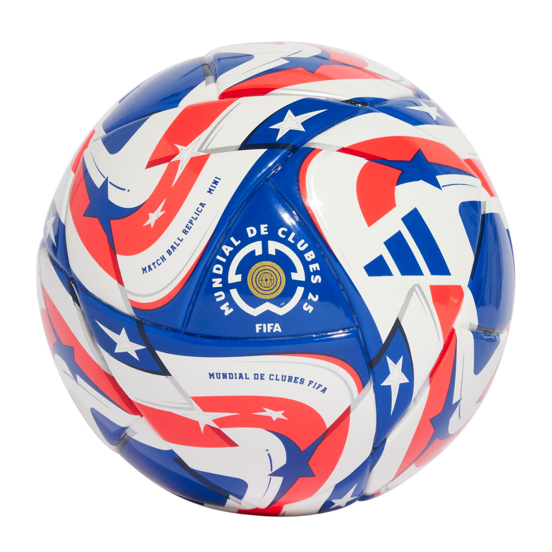 Fifa Club World Cup Pro Ball 24/25 - White/Power Blue/Dark Blue/Lucid Red by adidas at NUMBER 10 - Buy Now!