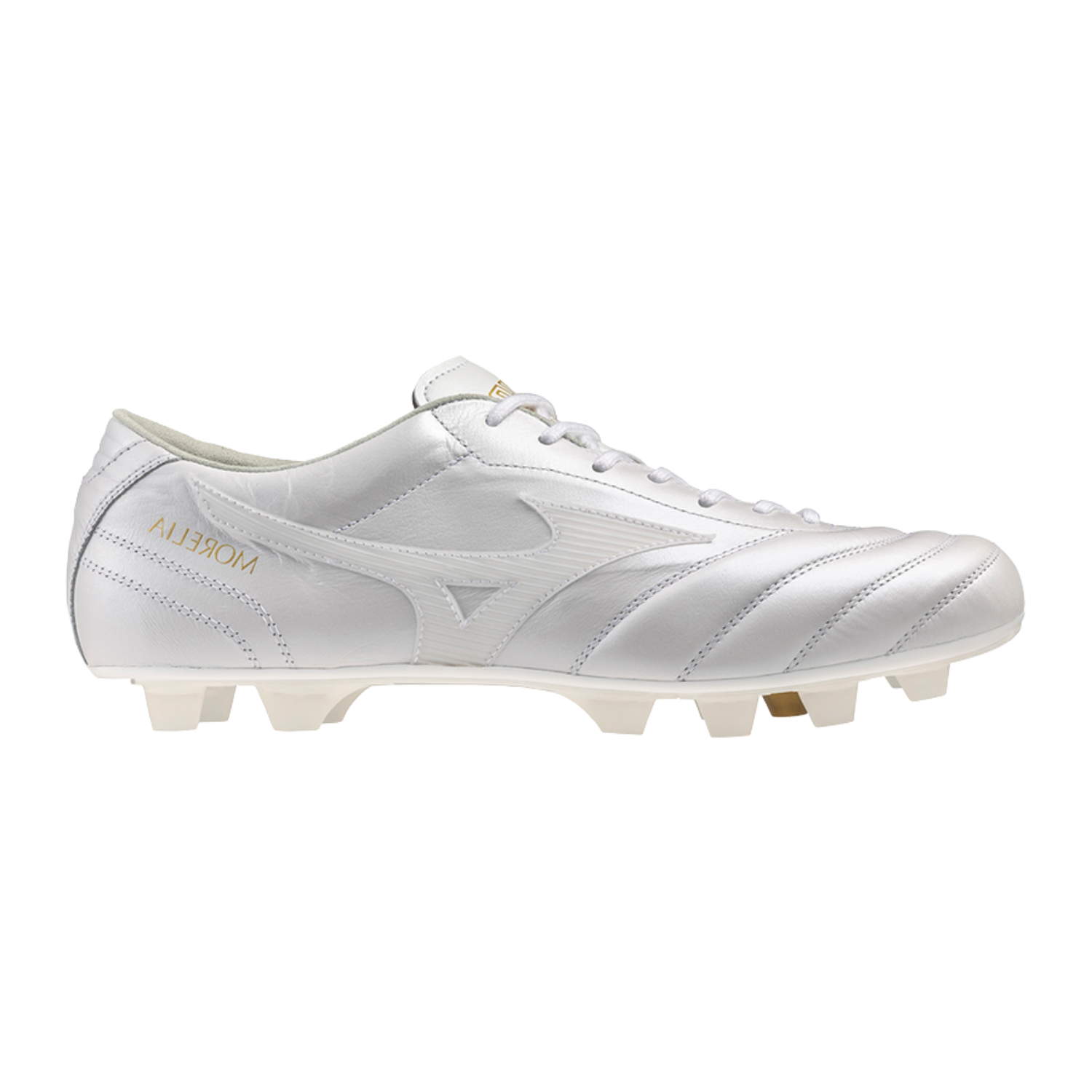 希少/ white×gold ︎Mizuno Morelia tf 26.5 ︎ 希少⁄ white×gold