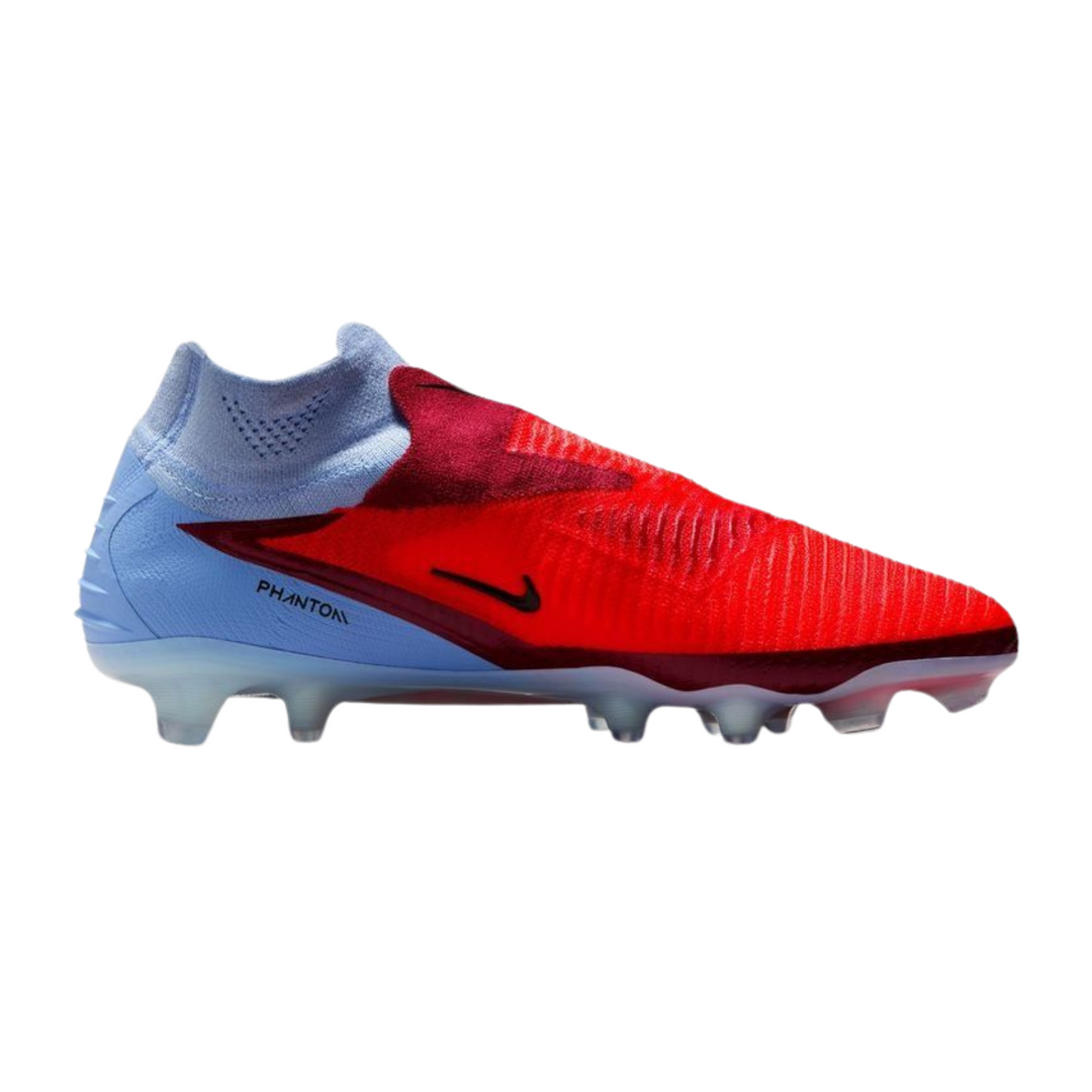 Phantom 6 High Elite FG - Royal Tint/Bright Crimson by Nike at NUMBER 10 - Buy Now!