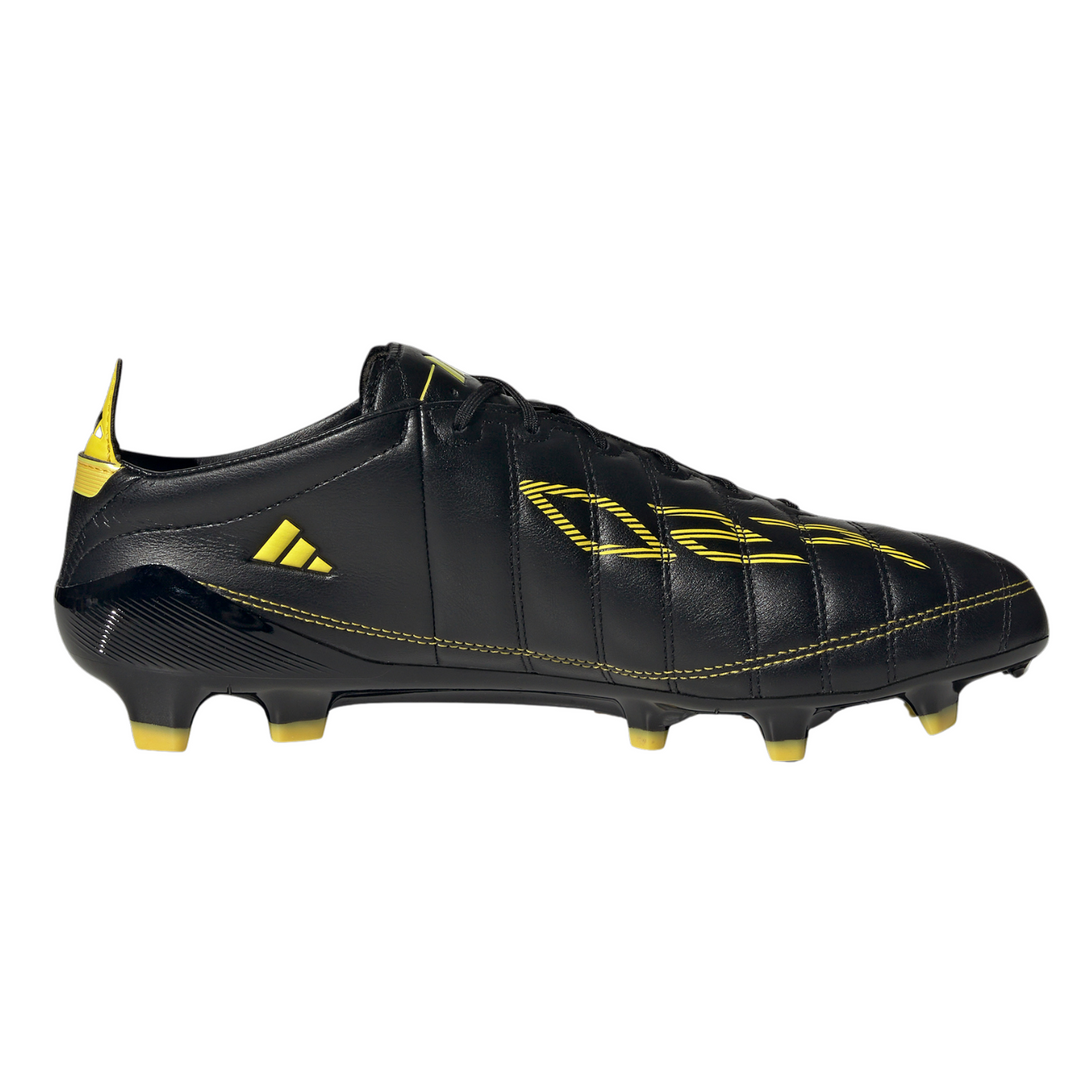 F50 Elite Leather FG - Core Black/Yellow