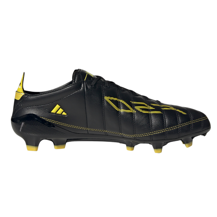 F50 Elite Leather FG - Core Black/Yellow