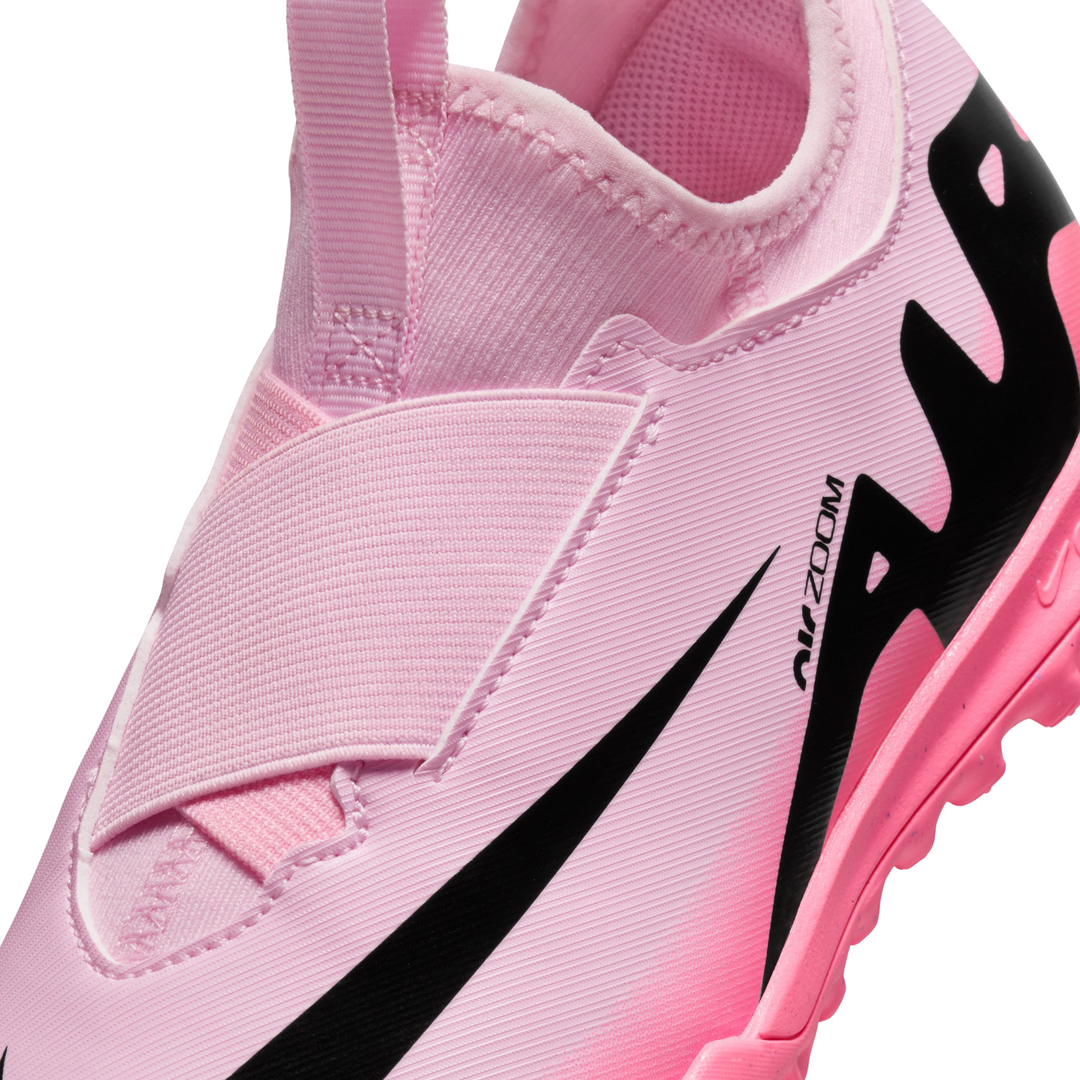 Jr Zoom Vapor 15 Academy TF - Pink Foam/Black - Nike - NUMBER 10