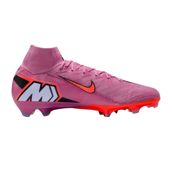 Zoom Superfly 10 Elite FG - Magic Flamingo/Total Crimson/Black by Nike at NUMBER 10 - Buy Now!