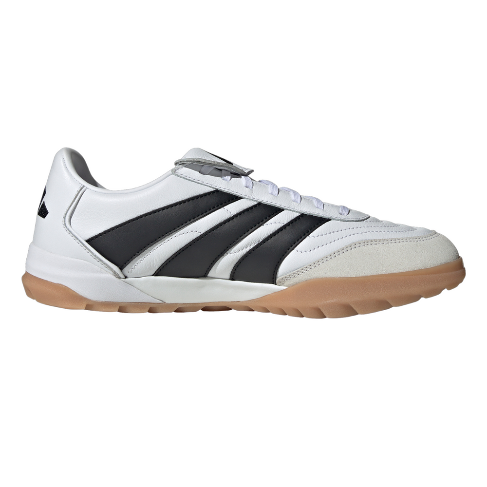 Predator Turf Trainers - Cloud White/Core Black/Gold Metallic by adidas at NUMBER 10 - Buy Now!
