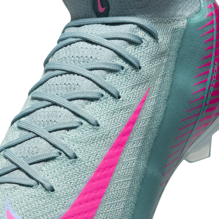 Zoom Superfly 10 Elite FG - Ocean Cube/Pink Blast by Nike at NUMBER 10 - Buy Now!