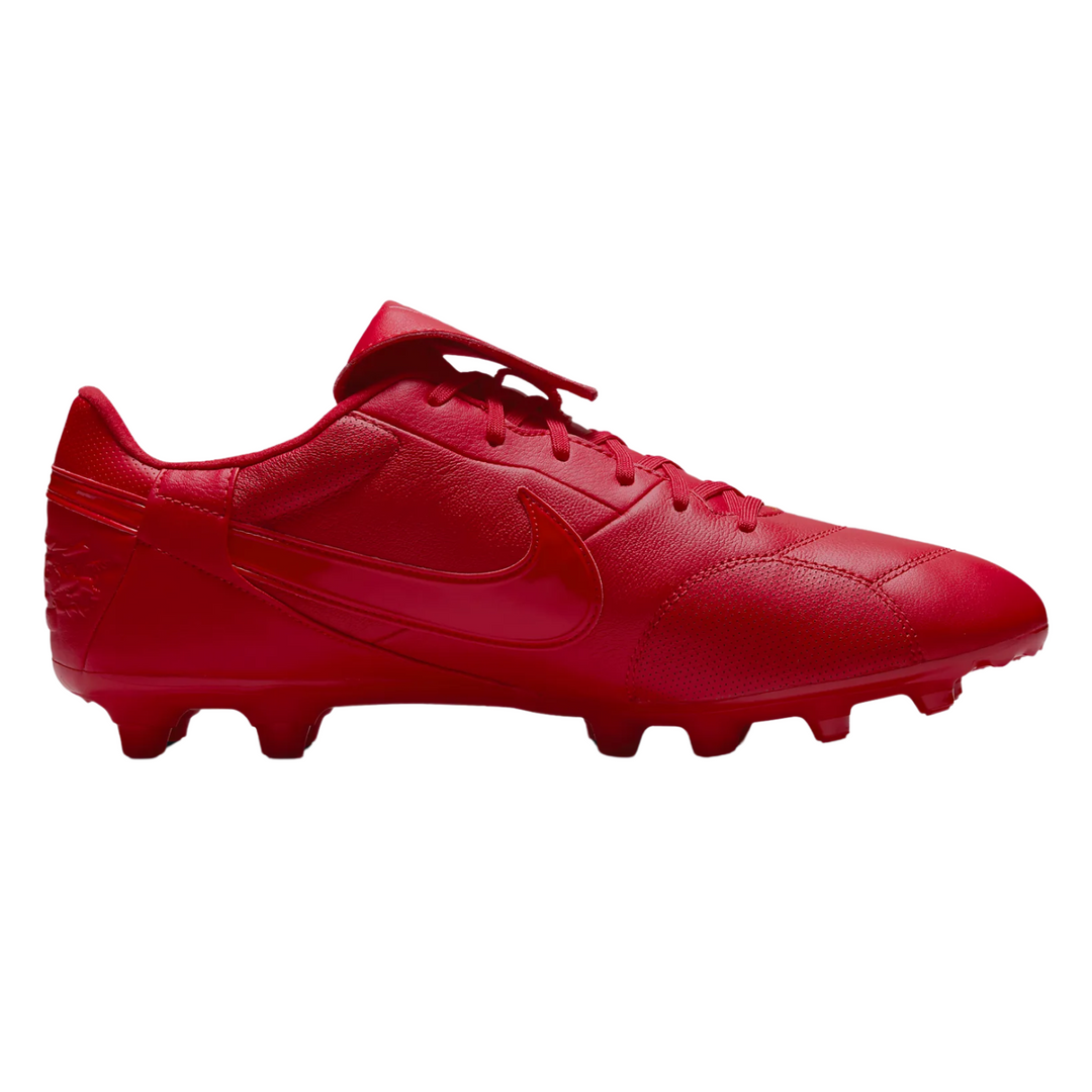 The Nike Premier III FG - Fire Red/White