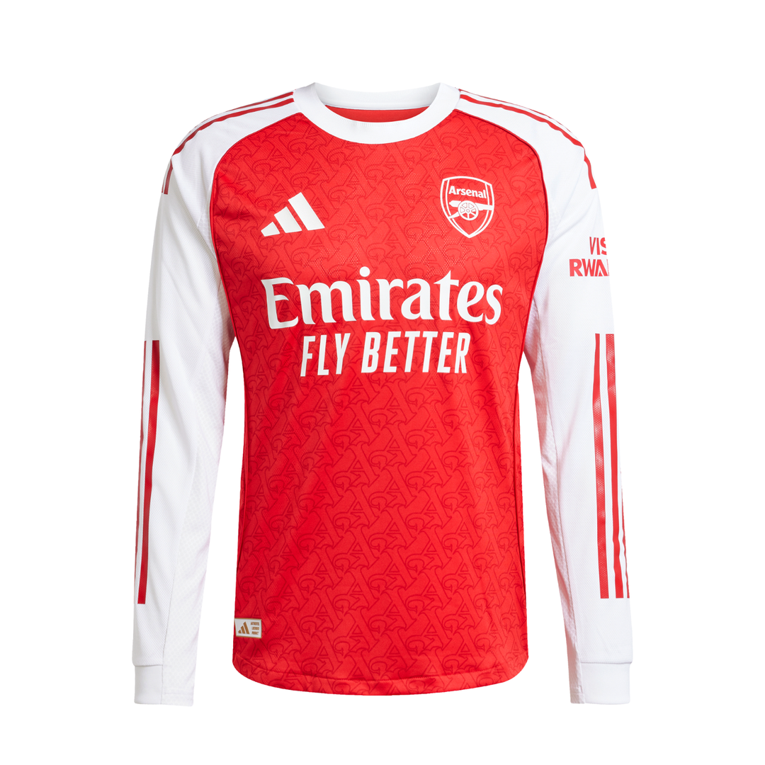 Arsenal Authentic L/S Home Shirt 25/26 by adidas at NUMBER 10 - Buy Now!