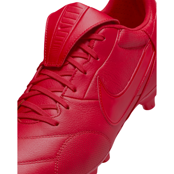 The Nike Premier III FG - Fire Red/White