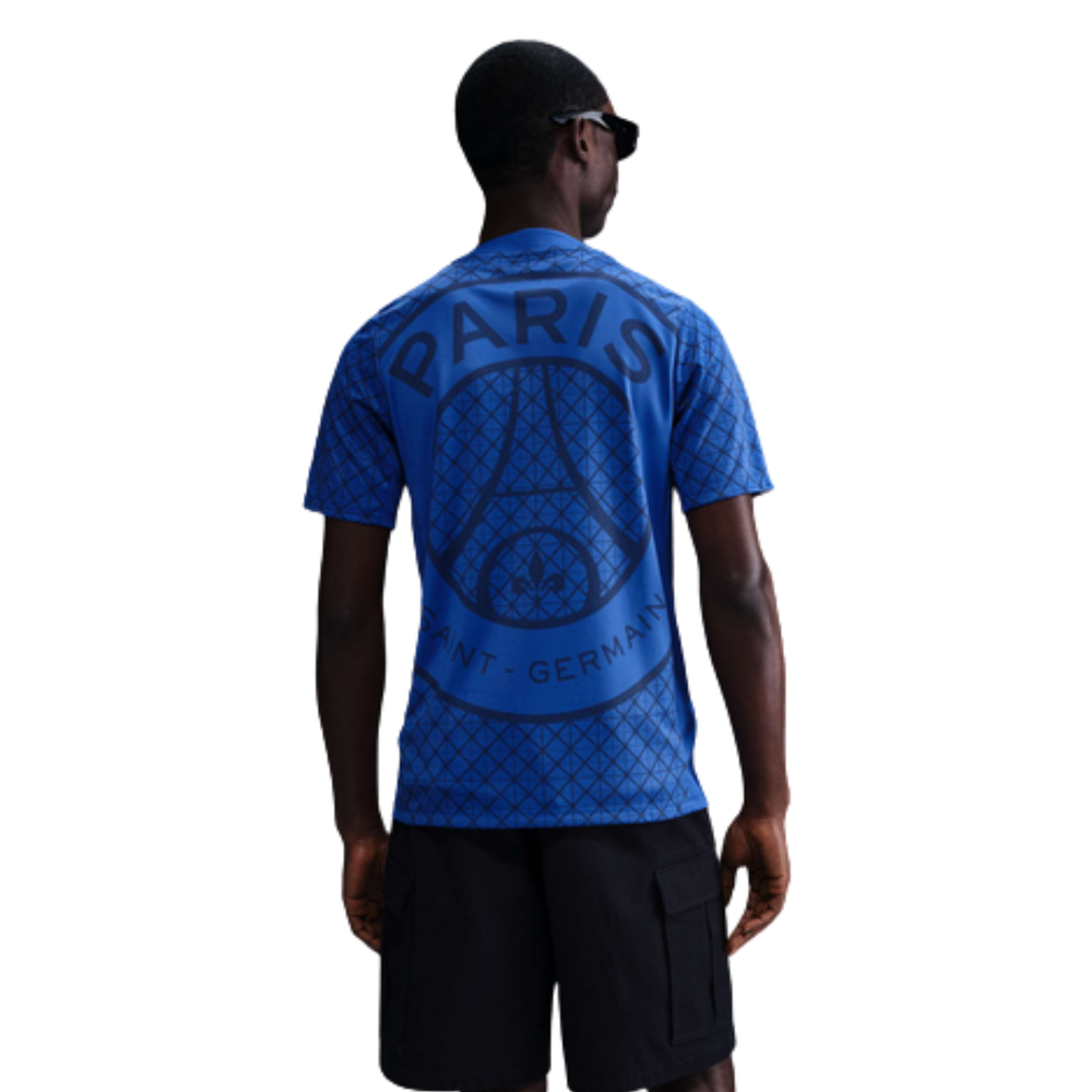 Paris Saint Germain Pre-Match Shirt 25/26 - Hyper Royal/Midnight Navy/White by Nike at NUMBER 10 - Buy Now!