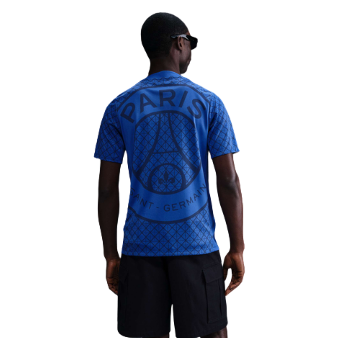Paris Saint Germain Pre-Match Shirt 25/26 - Hyper Royal/Midnight Navy/White by Nike at NUMBER 10 - Buy Now!