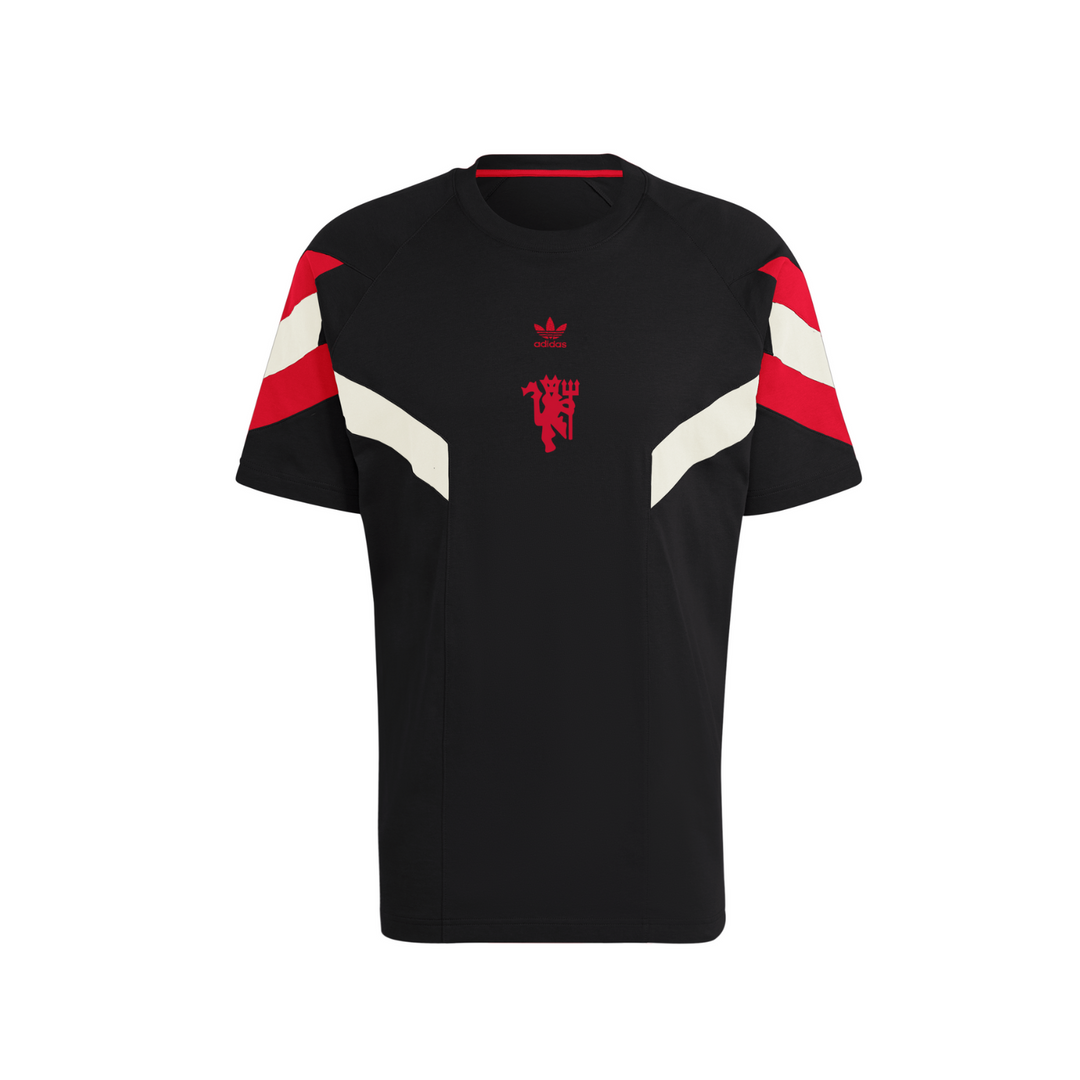 Manchester United OG Tee 24/25 - Black/Mufc Red by adidas at NUMBER 10 - Buy Now!
