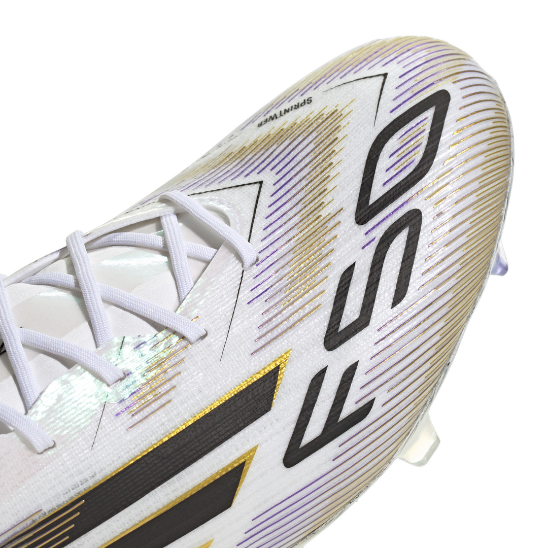 F50 Elite FG - White/Core Black/Gold Metallic – NUMBER 10