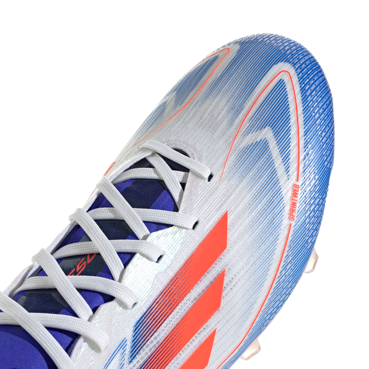 Kids F50 Pro FG - Cloud White/Solar Red/Lucid Blue by adidas at NUMBER 10 - Buy Now!