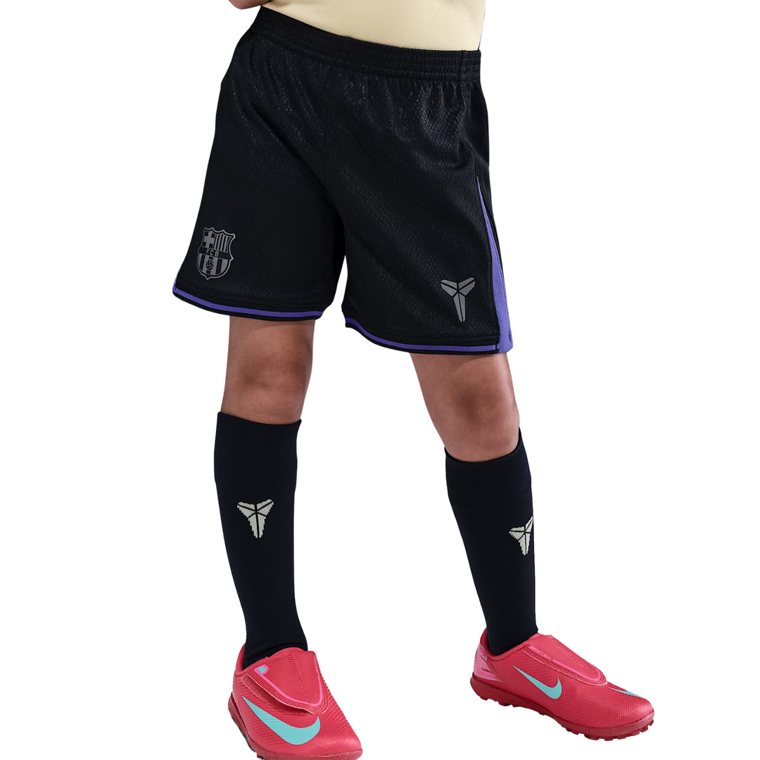 FC Barcelona Little Kids Away Kit 25/26 by Nike at NUMBER 10 - Buy Now!