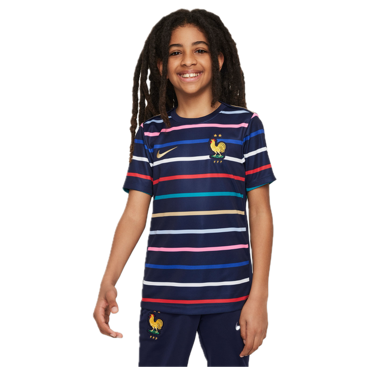 France Youth Pre-Match Shirt 24/25 - Nike - NUMBER 10